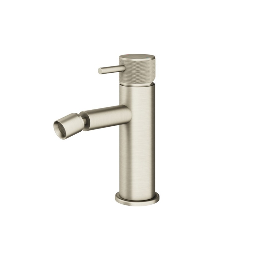 Product Cut out image of the Abacus Iso Pro Brushed Nickel Mono Bidet Mixer